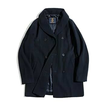 KAPITAL ウール ダブルブレスト ピーコート ネイビー KAPITAL ウール ダブルブレスト ピーコート ネイビー-本店